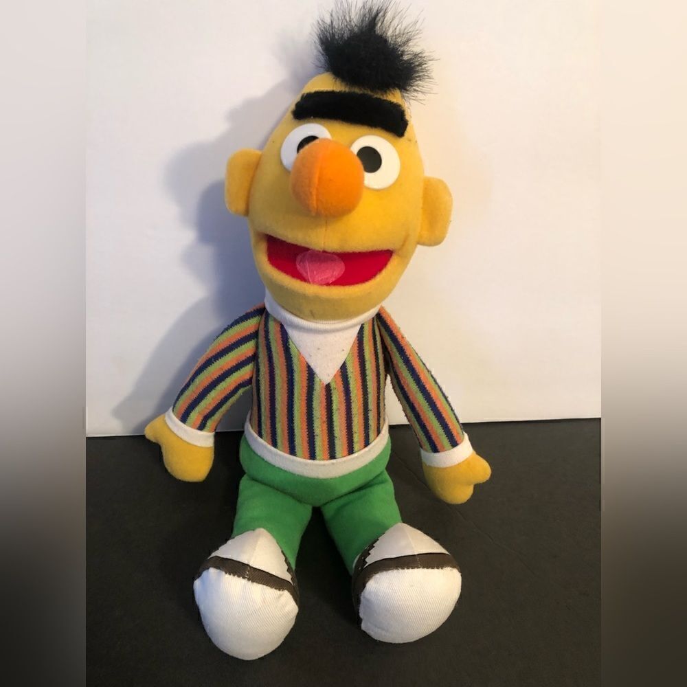 Applause Bert plush. Vintage. Jim Henson Sesame Street. Small